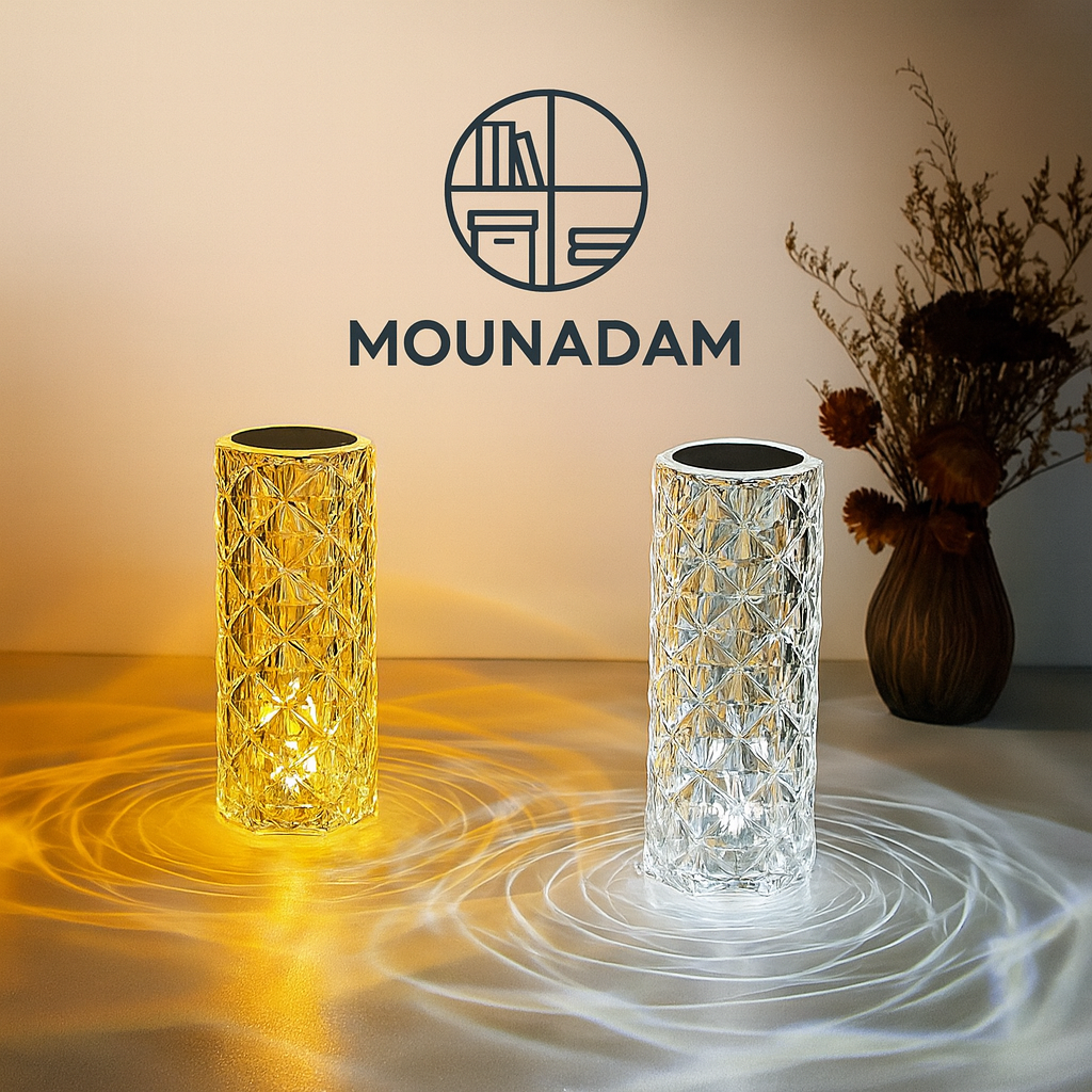 Rose Diamond Lamp – Ambiance Chic & Romantique
